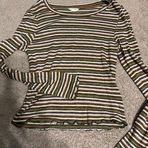 Aeropostale Multicolor Striped Top